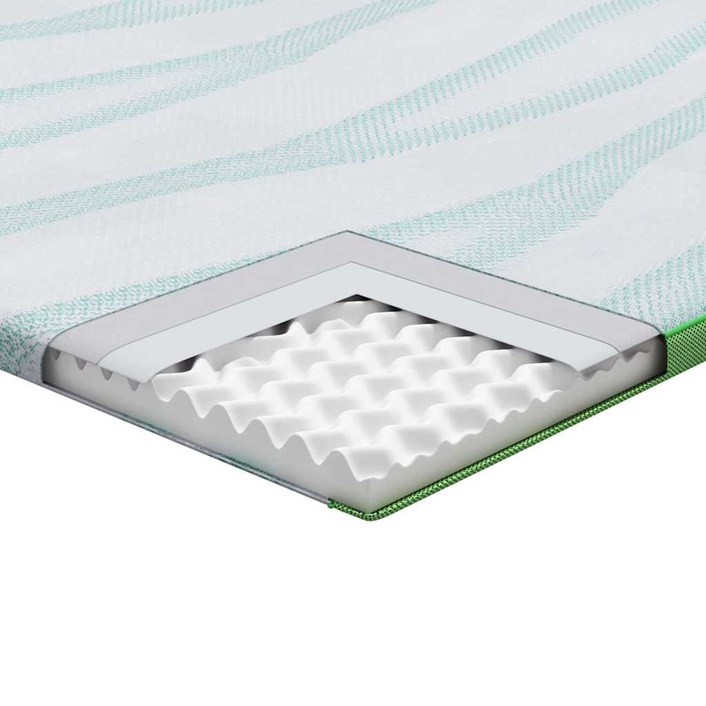 Matraspads Wit en Groen 70 x 200 cm