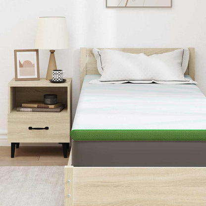 Matraspads Wit en Groen 70 x 200 cm