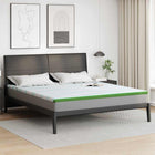 Matrastopper 200x200 cm wit groen