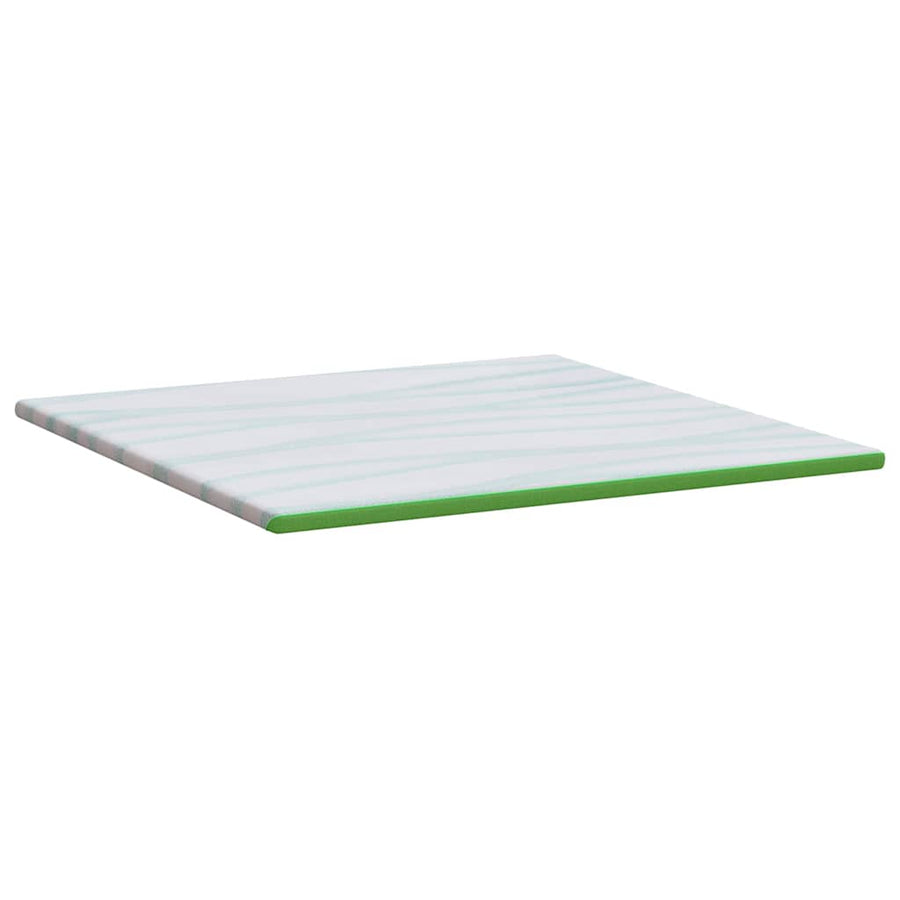 Matraspads Wit en Groen 200 x 200 cm