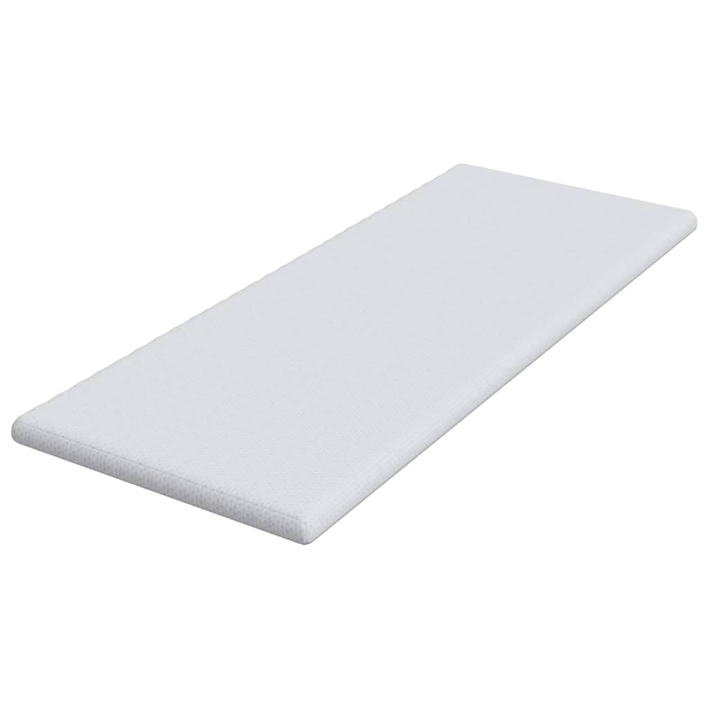 Matraspads Wit 80 x 200 cm 100% polyester jacquard stof