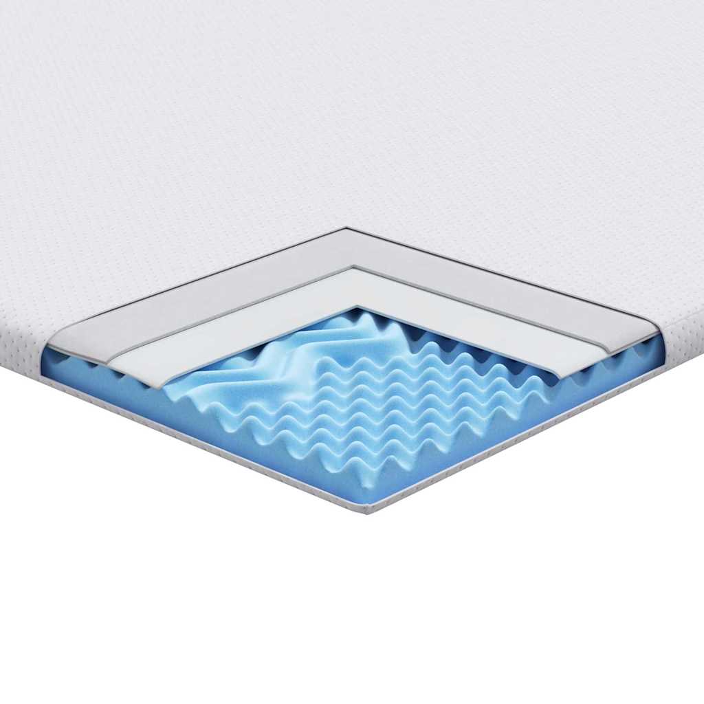 Matraspads Wit 90 x 190 cm 100% polyester jacquard stof