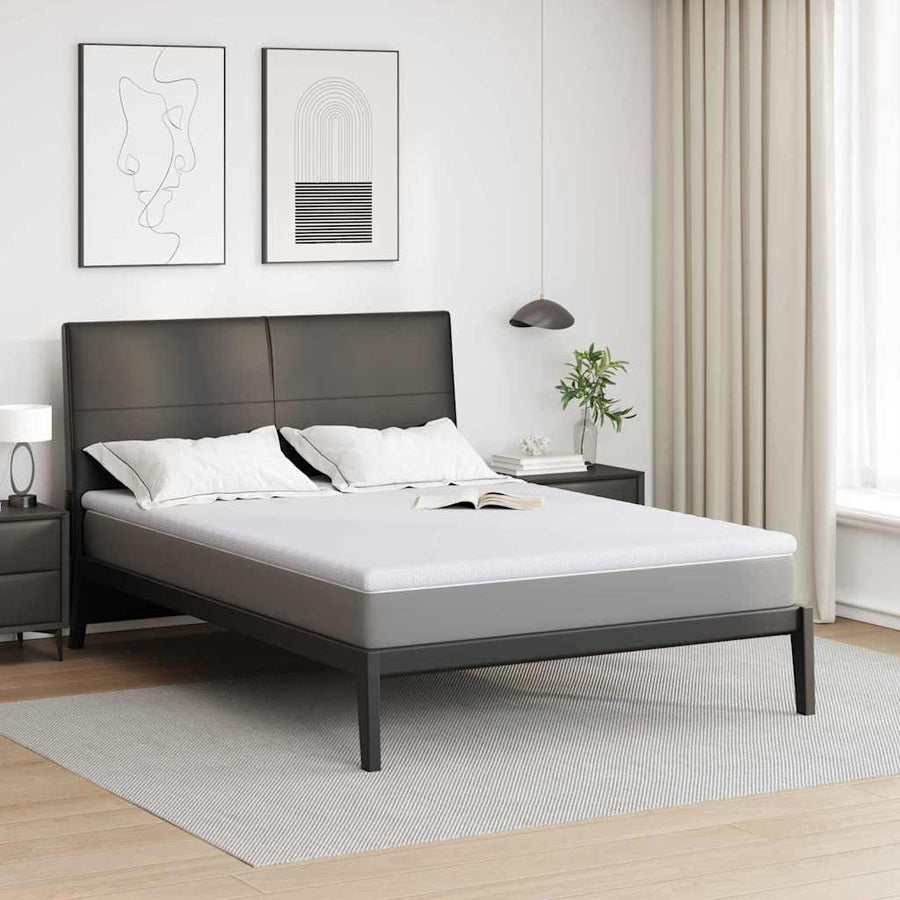 matrastopper Wit 140 x 190 cm Jacquard Stof