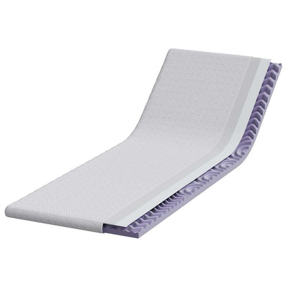 matrastopper Wit 70 x 200 cm Jacquard Stof