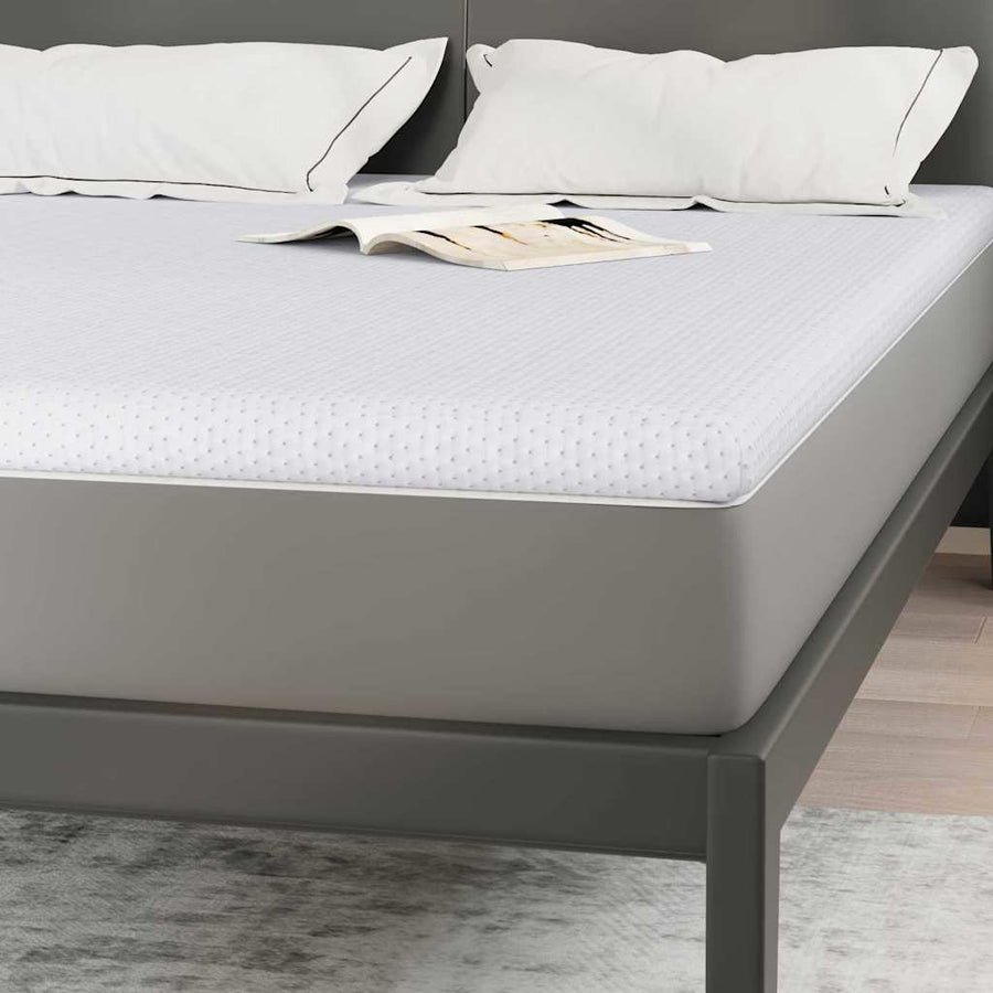 Matraspads Wit 140 x 190 cm 100% polyester jacquard stof