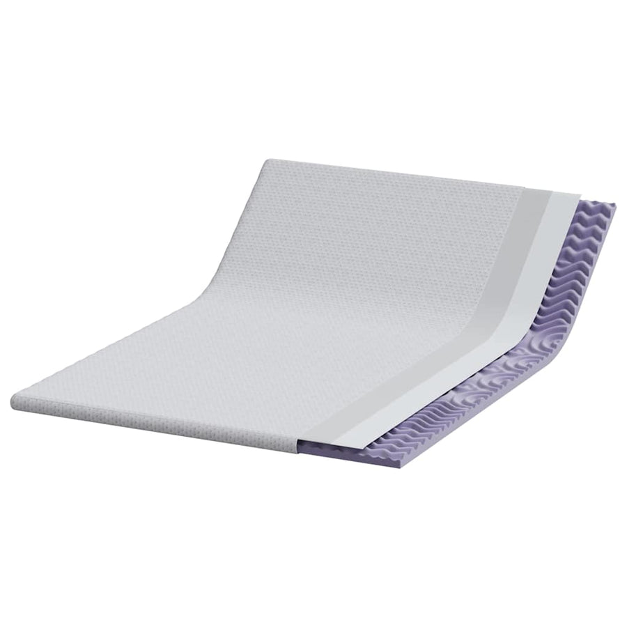 Matraspads Wit 140 x 200 cm 100% polyester jacquard stof