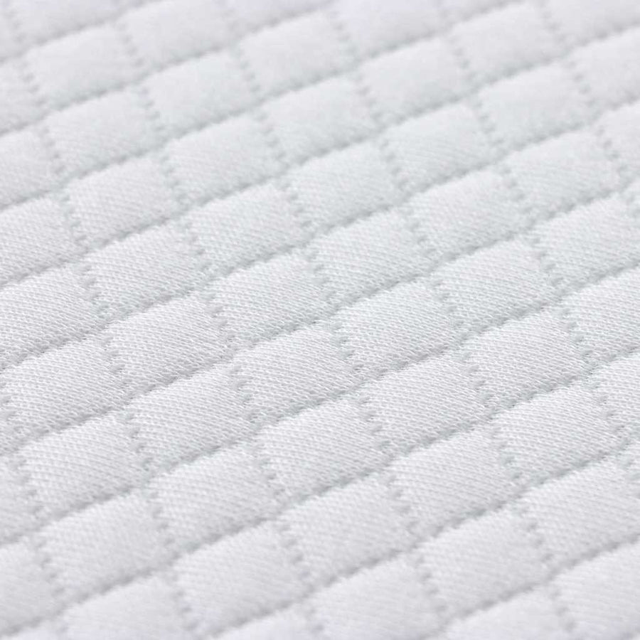 Matraspads Wit 140 x 190 cm 100% polyester jacquard stof