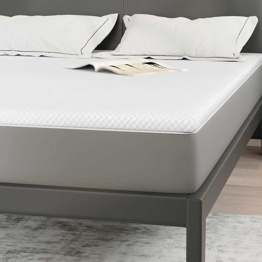 Matraspads Wit 140 x 190 cm 100% polyester jacquard stof