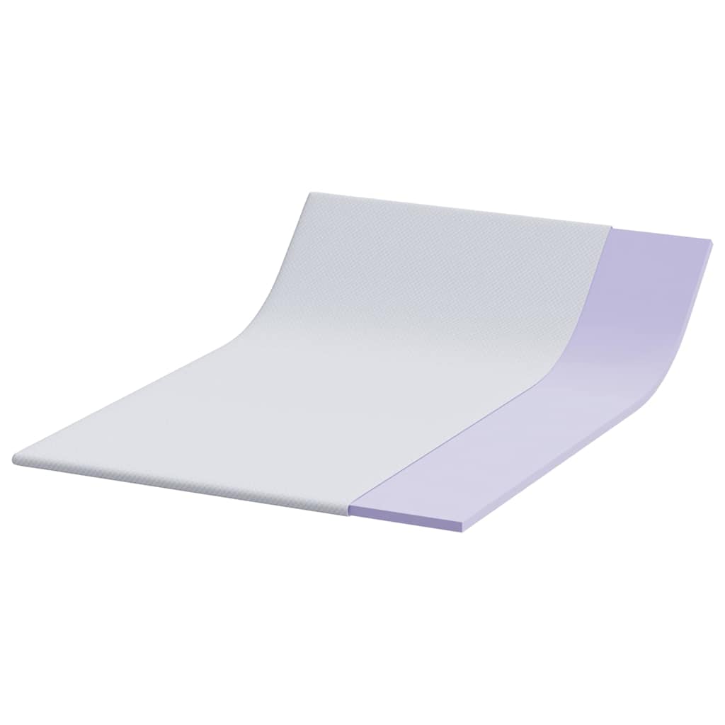 Matraspads Wit 140 x 190 cm 100% polyester jacquard stof