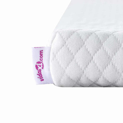 Matraspads Wit 140 x 200 cm 100% polyester jacquard stof