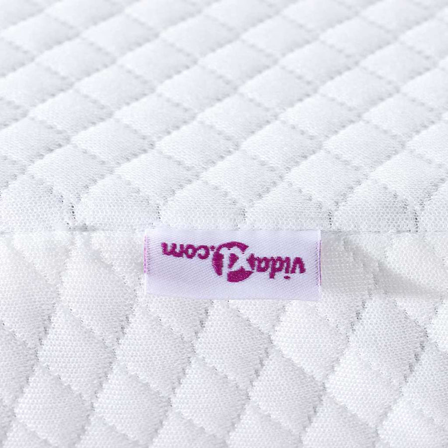 Matraspads Wit 120 x 200 cm 100% polyester jacquard stof