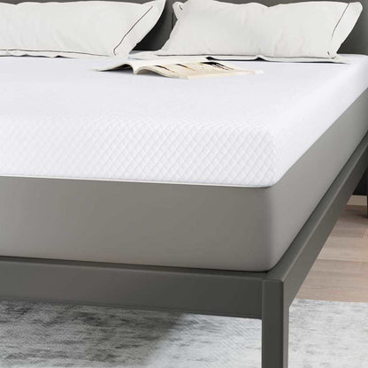 Matraspads Wit 160 x 200 cm 100% polyester jacquard stof