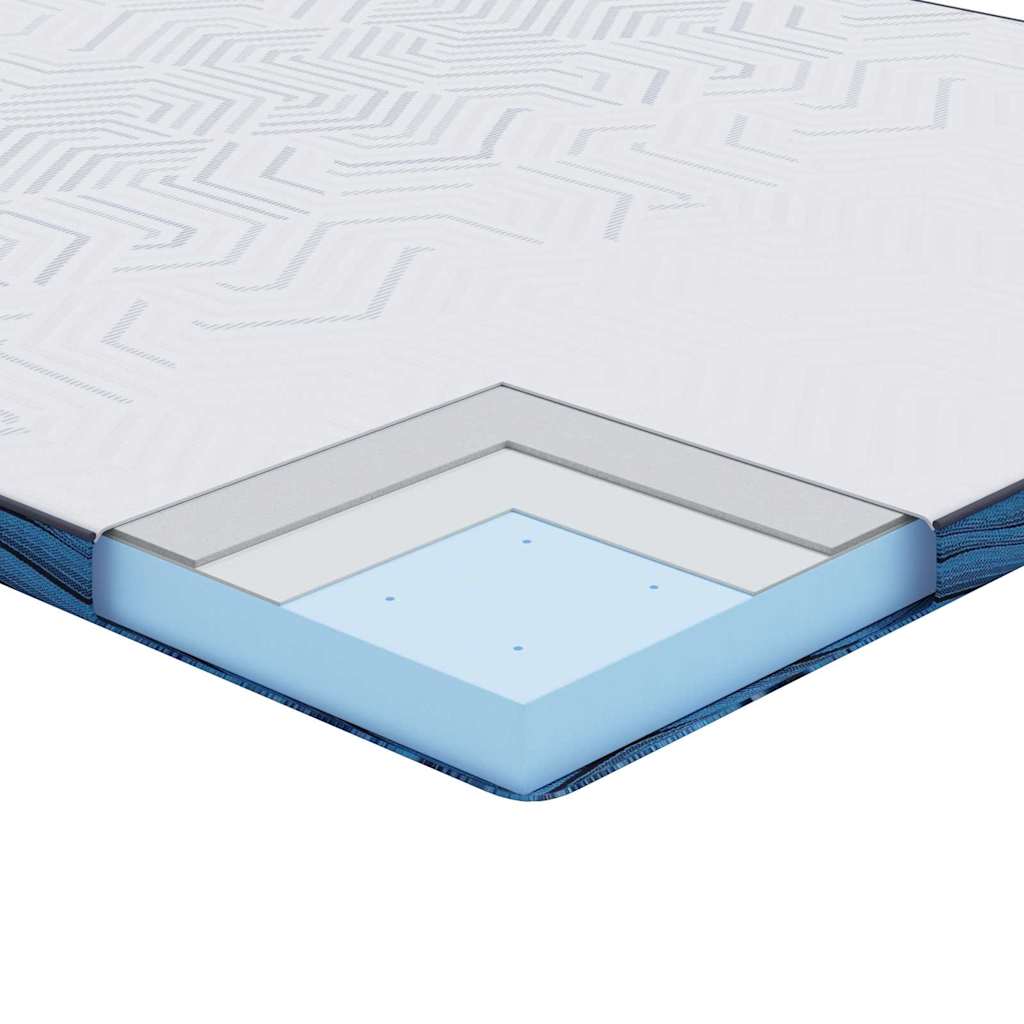matrastopper Wit 70 x 200 cm Jacquard stof