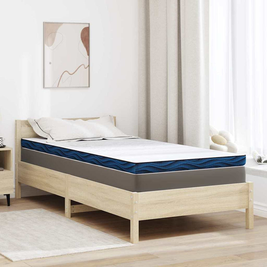 Matraspads Wit en Blauw 90 x 200 cm