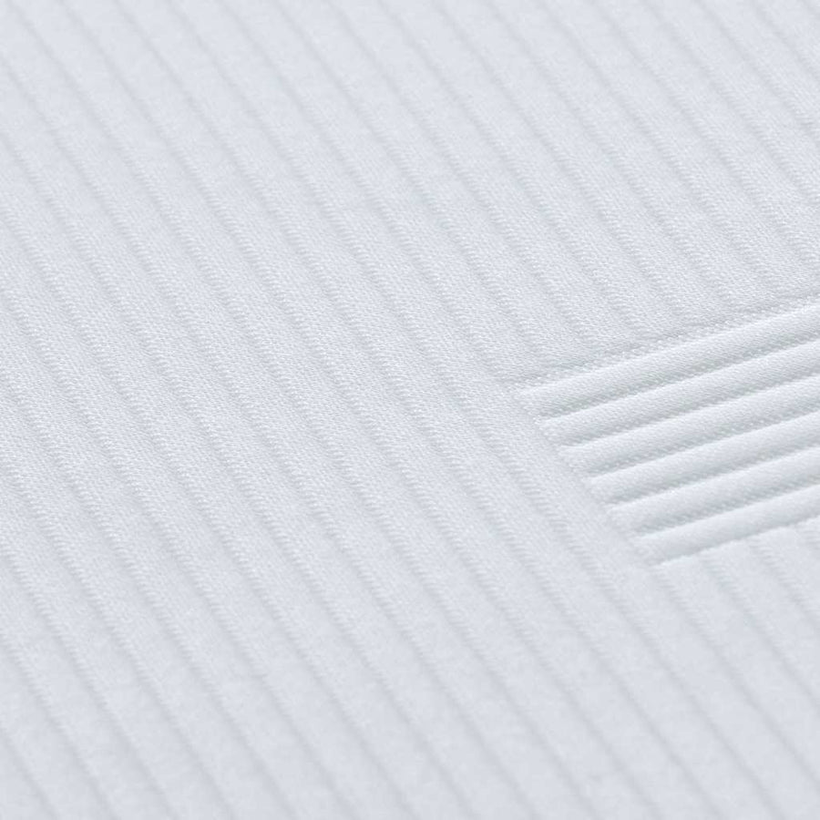 Matraspads Wit 100 x 200 cm 100% polyester jacquard stof