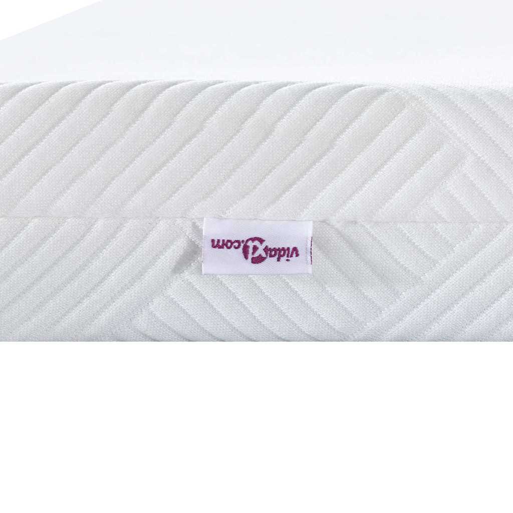 Matraspads Wit 120 x 200 cm 100% polyester jacquard stof