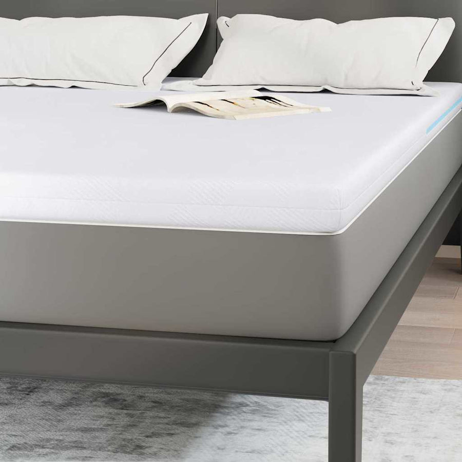 Matraspads Wit 140 x 200 cm 100% polyester jacquard stof