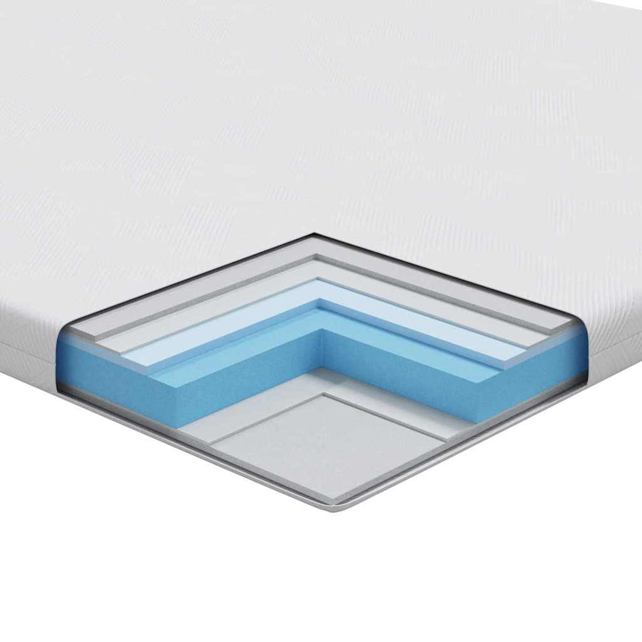 Matraspads Wit 160 x 200 cm 100% polyester jacquard stof