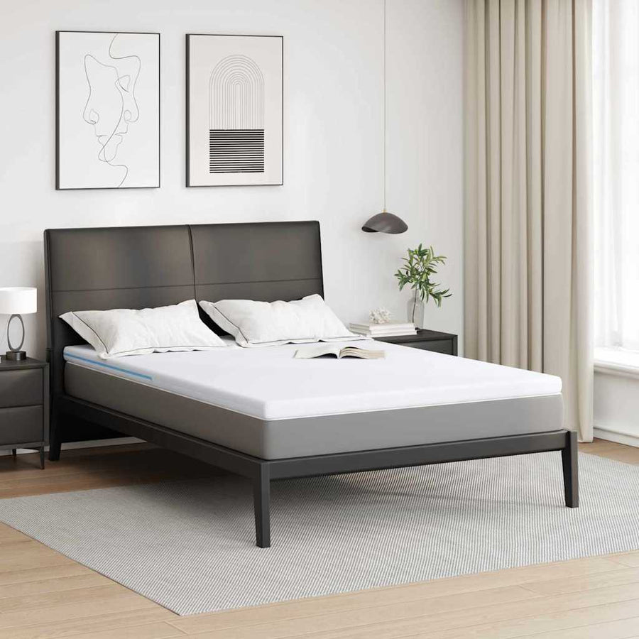Matraspads Wit 160 x 200 cm 100% polyester jacquard stof