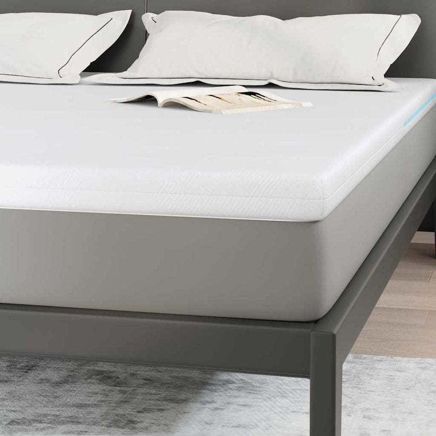 Matraspads Wit 200 x 200 cm 100% polyester jacquard stof
