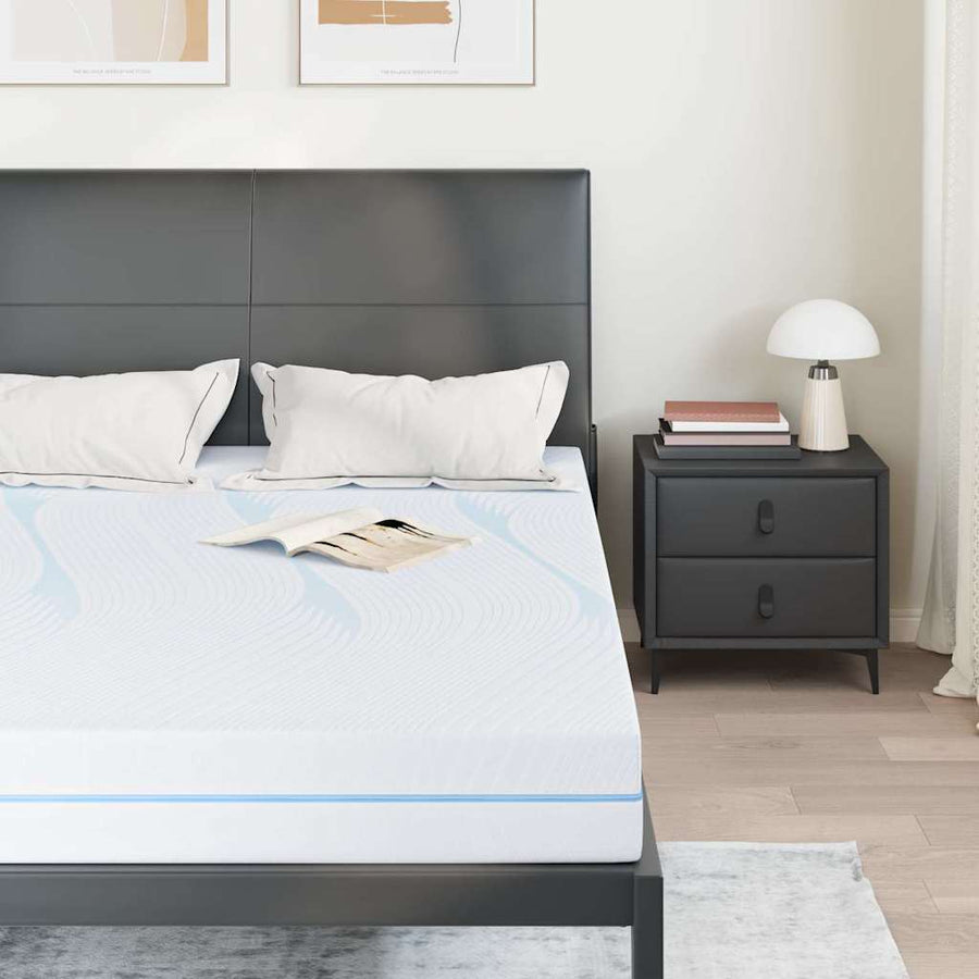 Matras Wit 140 X 190 Cm Jacquard Stof