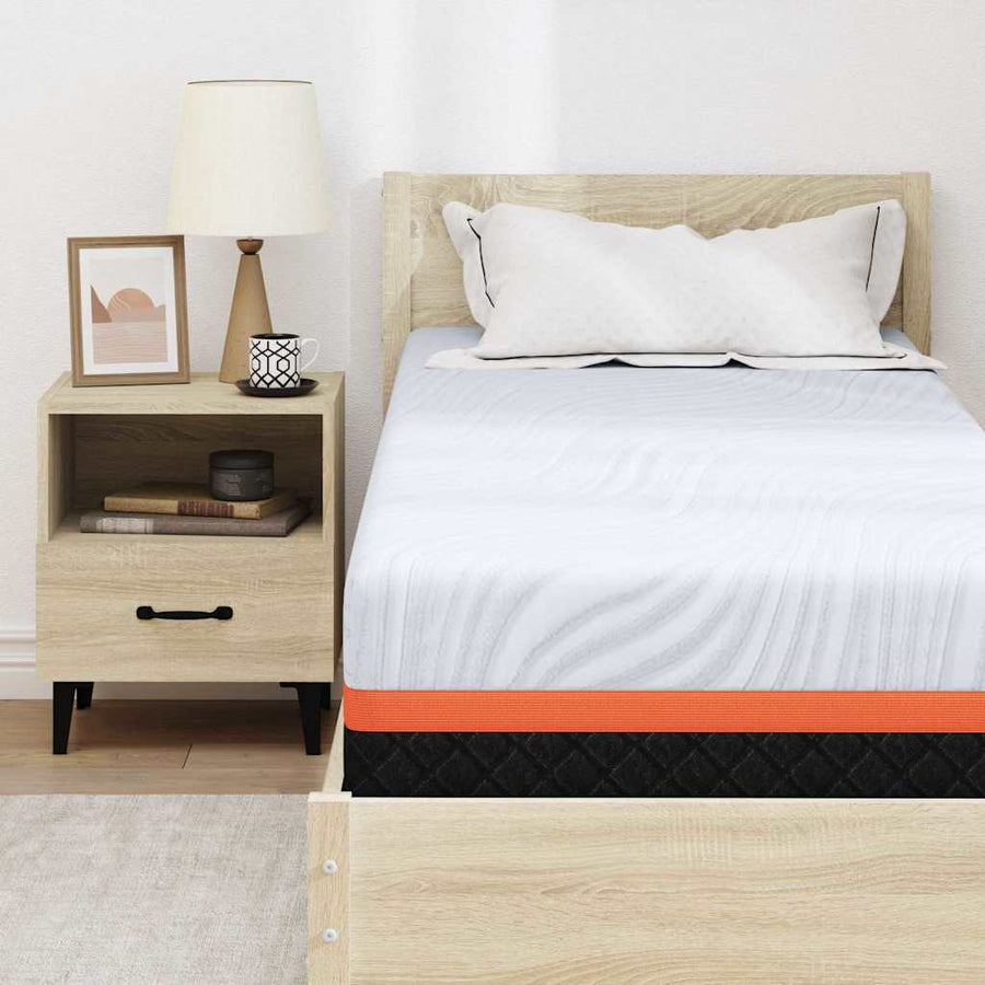 Matrassen Wit, Grijs 70 x 200 cm 100% polyester jacquard stof