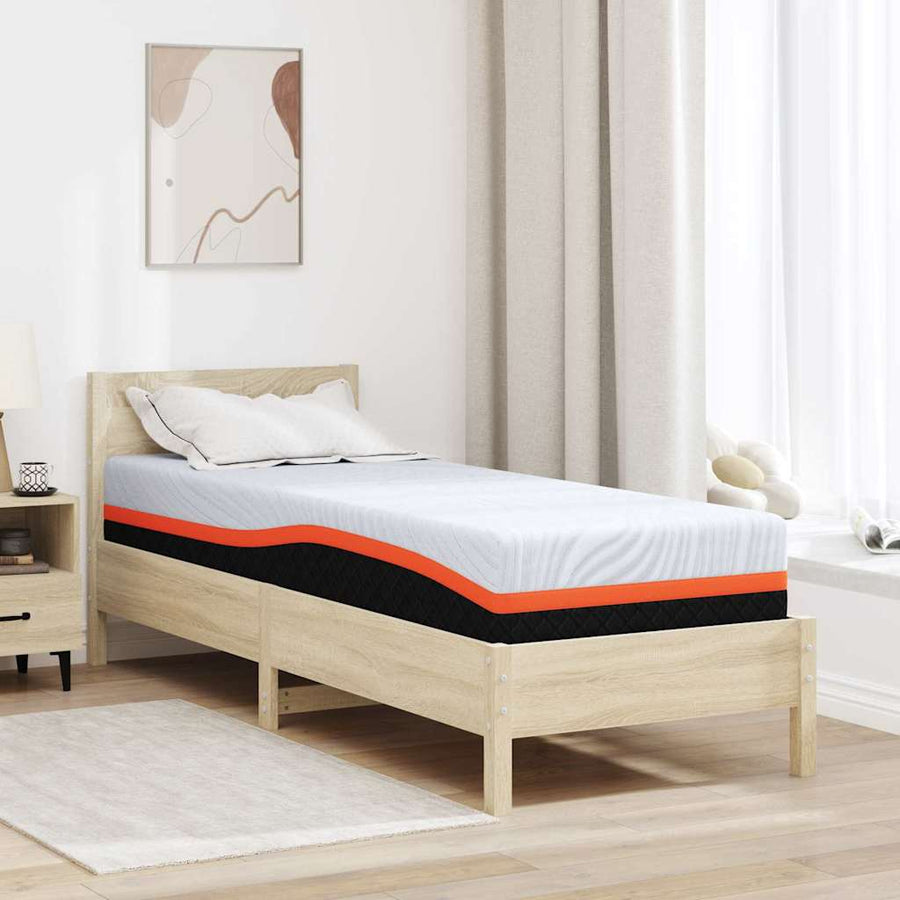 Matrassen Wit, Grijs 80 x 200 cm 100% polyester jacquard stof