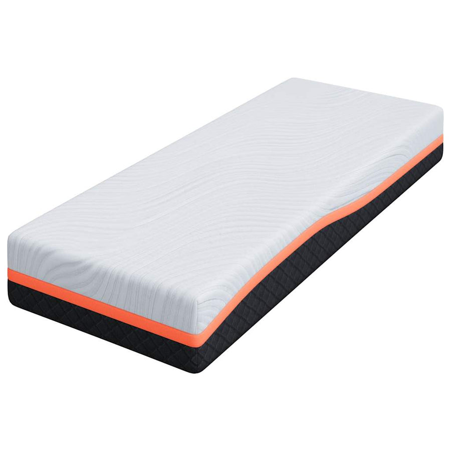 Matrassen Wit, Grijs 80 x 200 cm 100% polyester jacquard stof