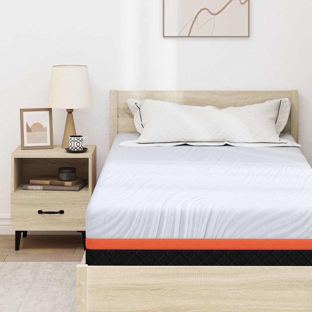 Matrassen Wit, Grijs 120 x 200 cm 100% polyester jacquard stof