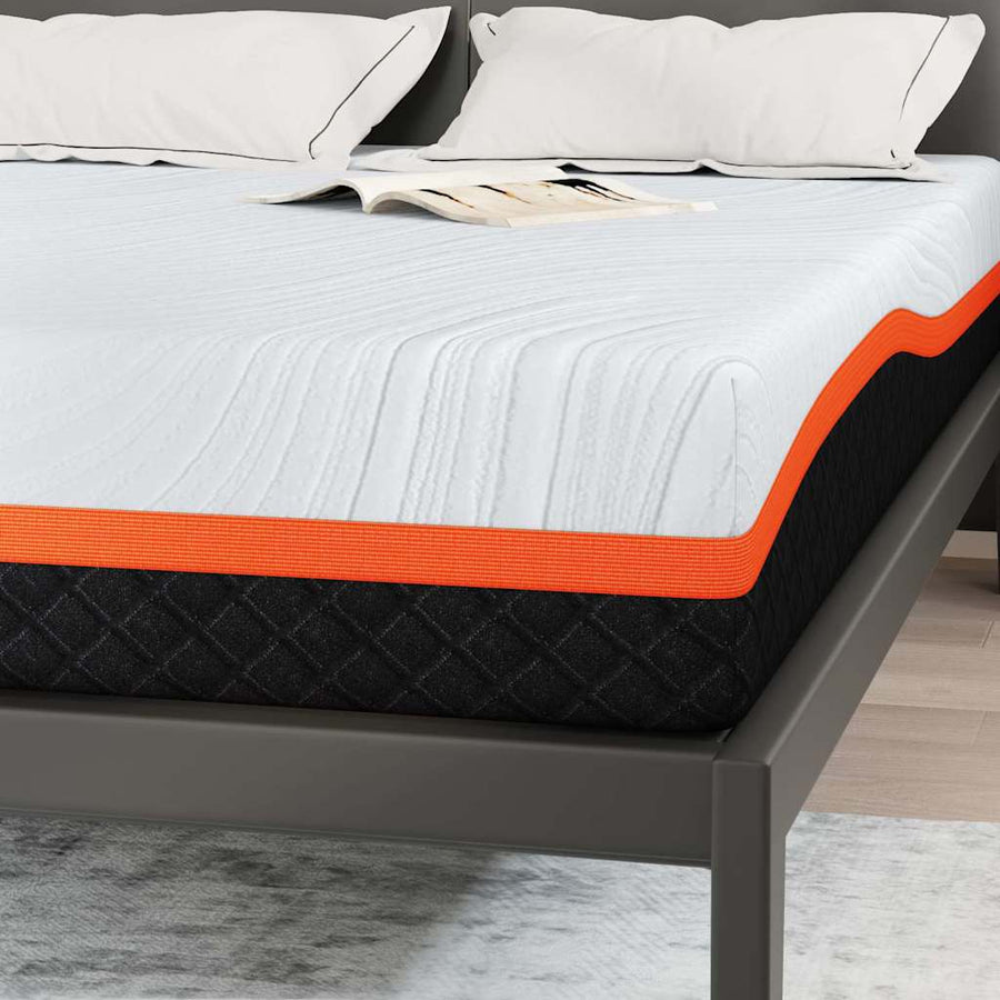Matrassen Wit, Grijs 140 x 190 cm 100% polyester jacquard stof