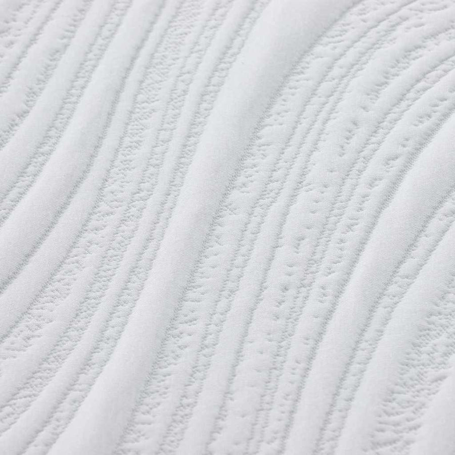 Matrassen Wit, Grijs 140 x 200 cm 100% polyester jacquard stof