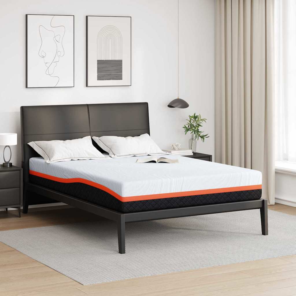 Matrassen Wit, Grijs 160 x 200 cm 100% polyester jacquard stof