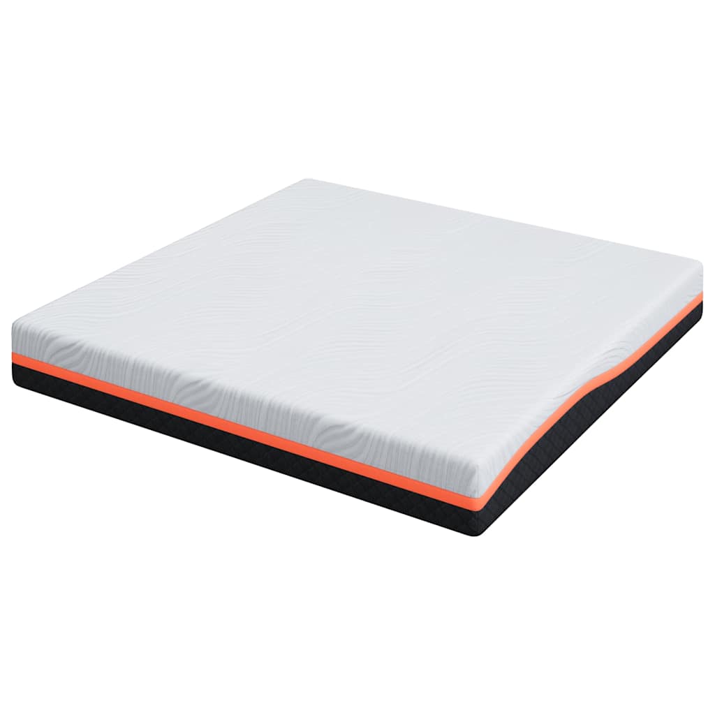 Matrassen Wit, Grijs 180 x 200 cm 100% polyester jacquard stof
