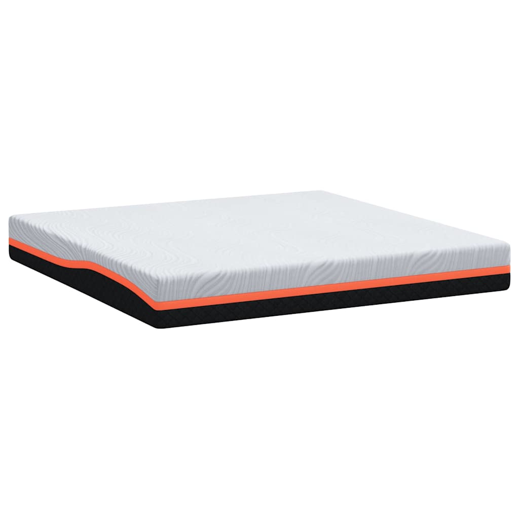 Matrassen Wit, Grijs 180 x 200 cm 100% polyester jacquard stof