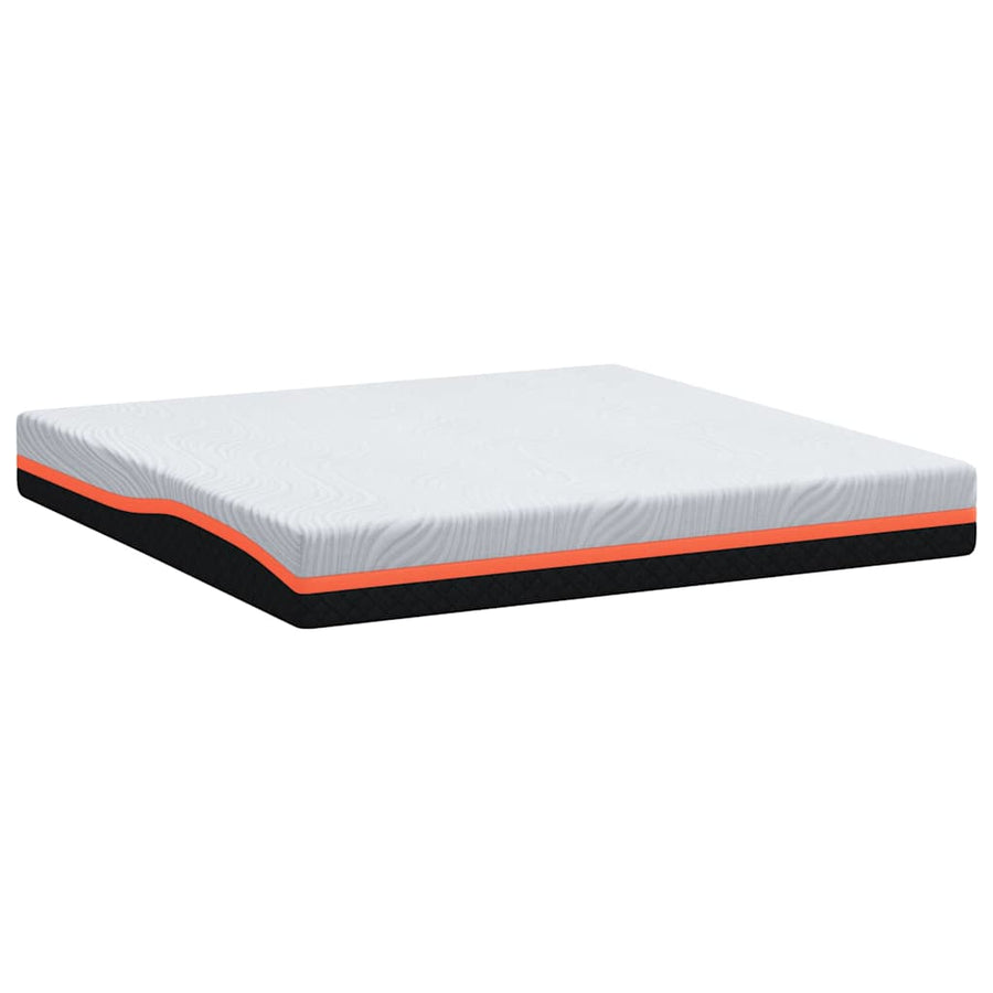 Matrassen Wit, Grijs 180 x 200 cm 100% polyester jacquard stof