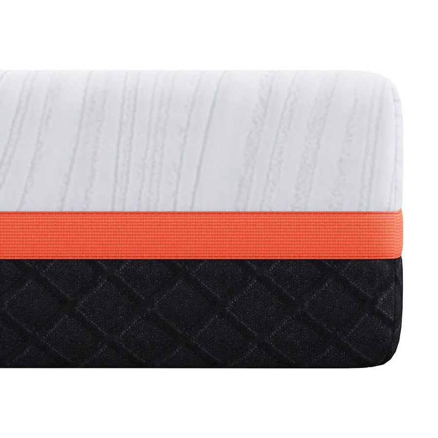 Matrassen Wit, Grijs 180 x 200 cm 100% polyester jacquard stof