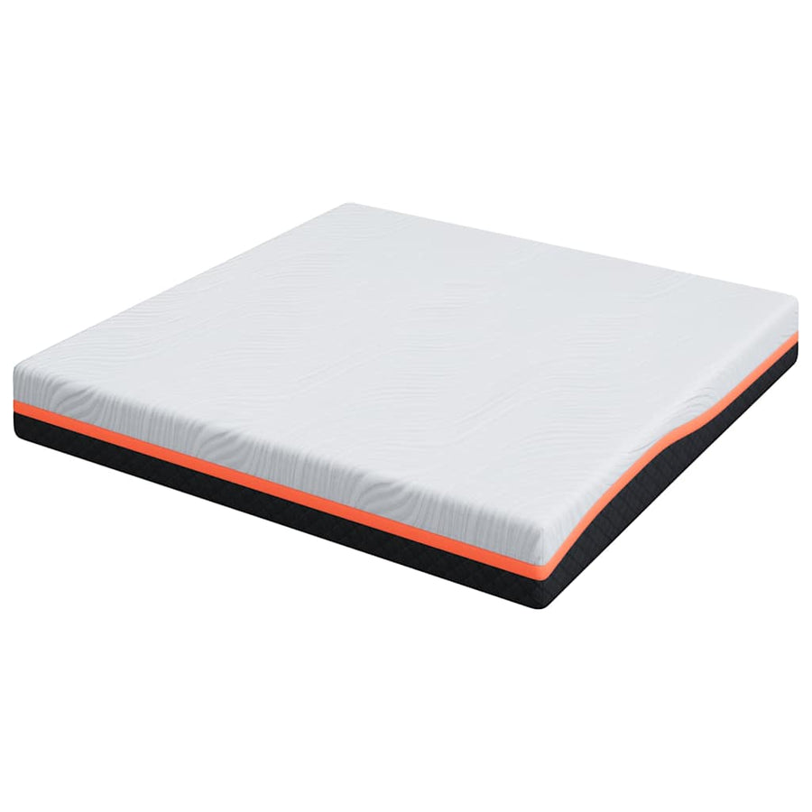 Matras Wit En Grijs Jacquard Stof 200 x 200 cm