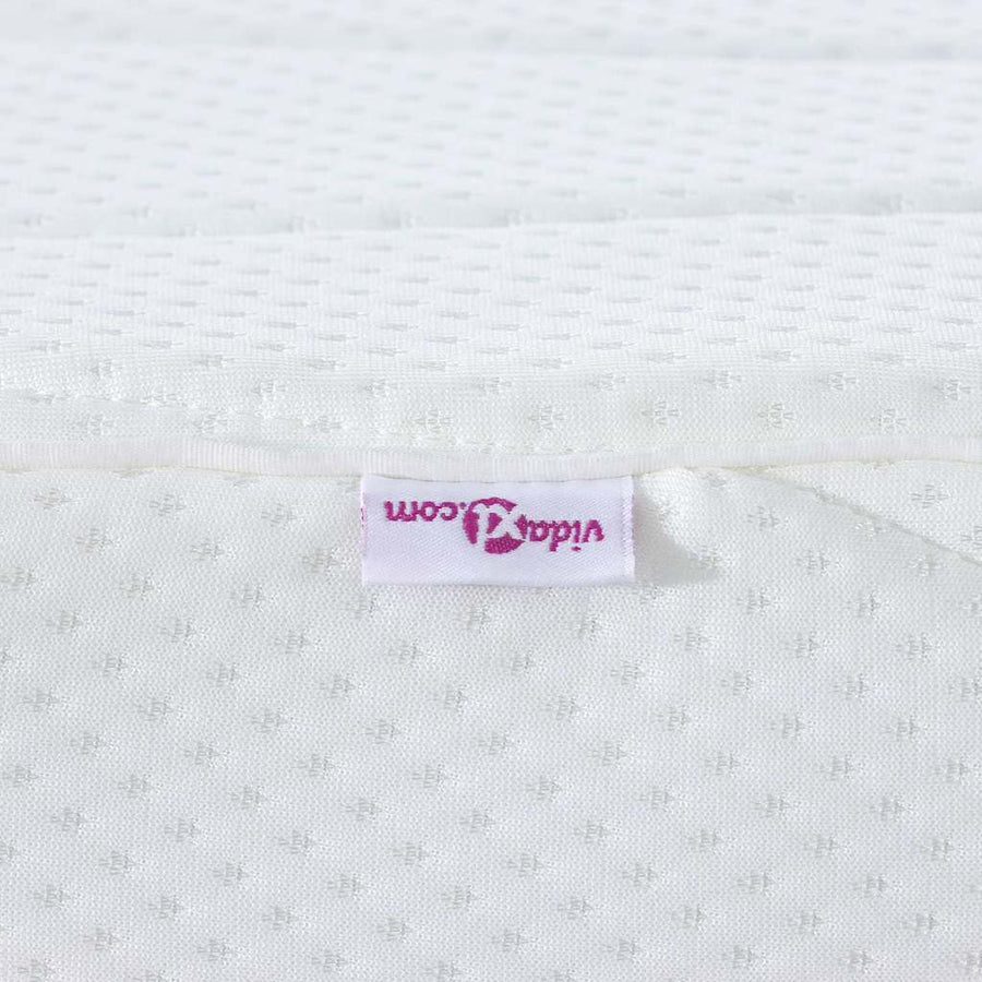 Matras Wit Jacquard Stof 80 x 160 cm