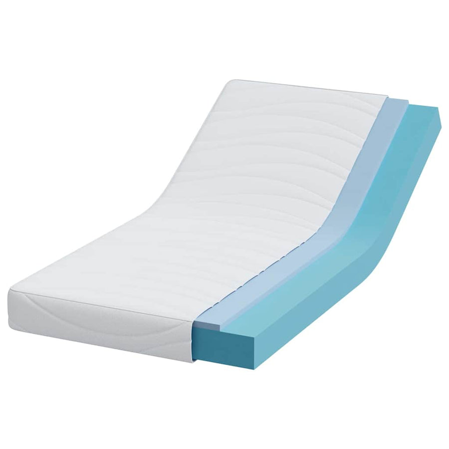 Matras Wit Jacquard Stof 80 x 160 cm