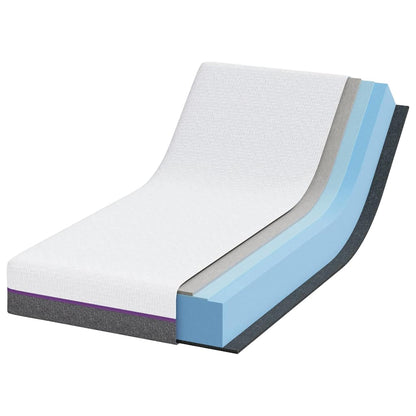 Matrassen Wit, Grijs 80 x 160 cm 100% polyester jacquard stof