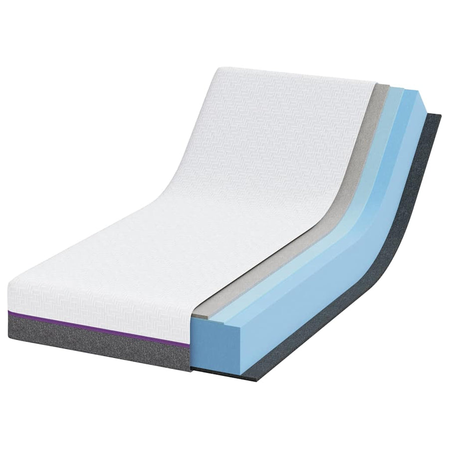 Matrassen Wit, Grijs 80 x 160 cm 100% polyester jacquard stof