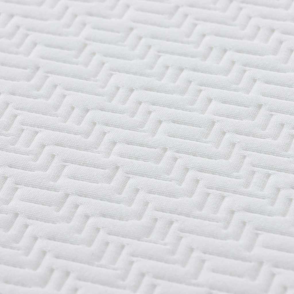 Matrassen Wit, Grijs 80 x 200 cm 100% polyester jacquard stof