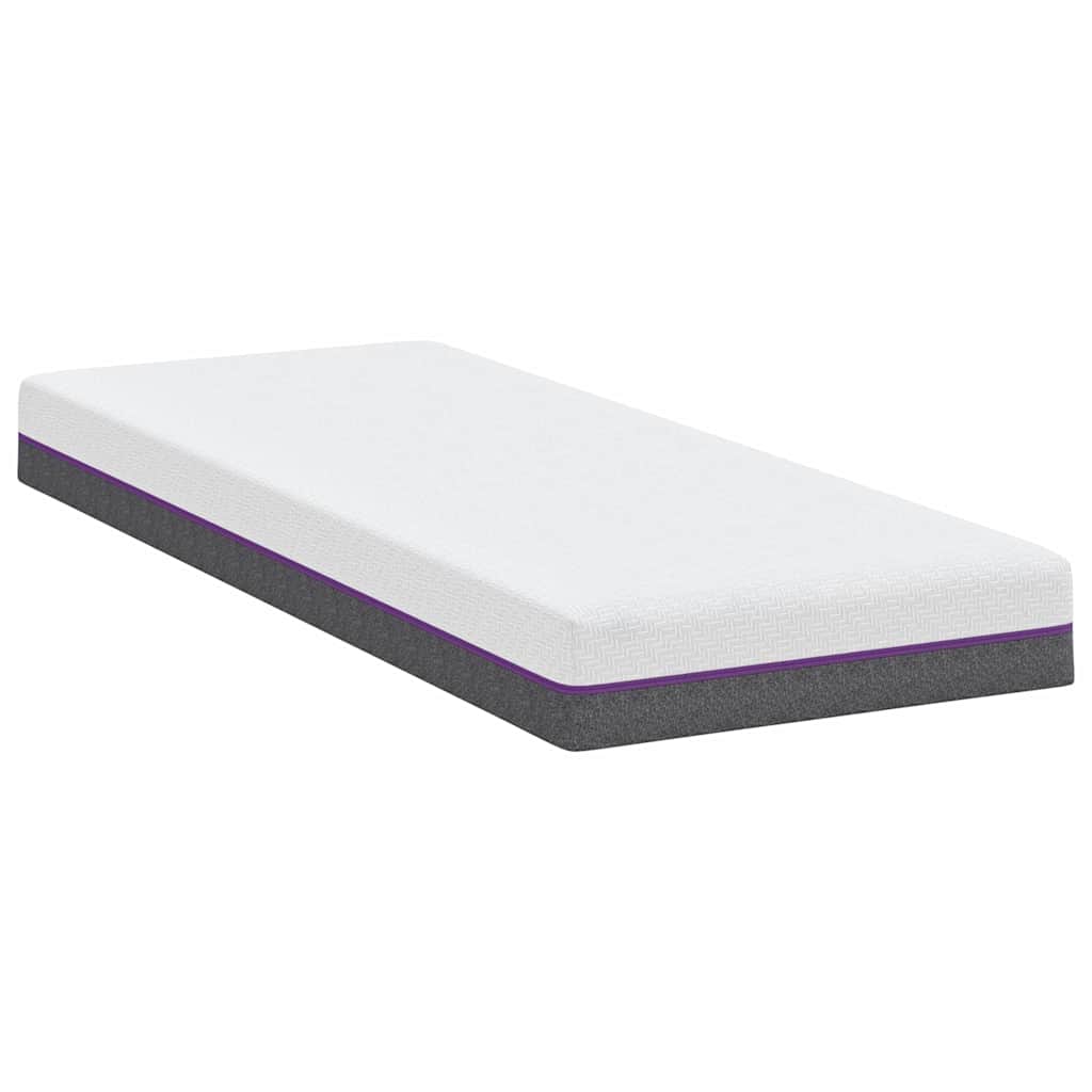 Matrassen Wit, Grijs 80 x 200 cm 100% polyester jacquard stof
