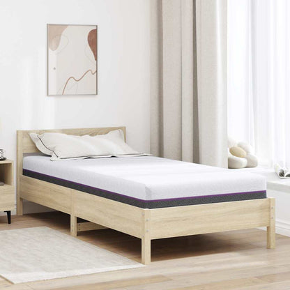 Matrassen Wit, Grijs 90 x 200 cm 100% polyester jacquard stof