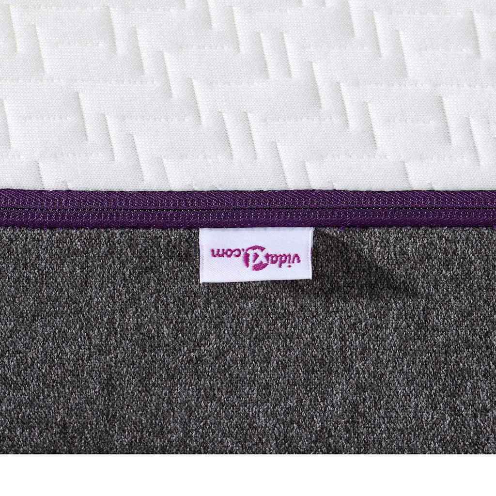 Matrassen Wit, Grijs 160 x 200 cm 100% polyester jacquard stof