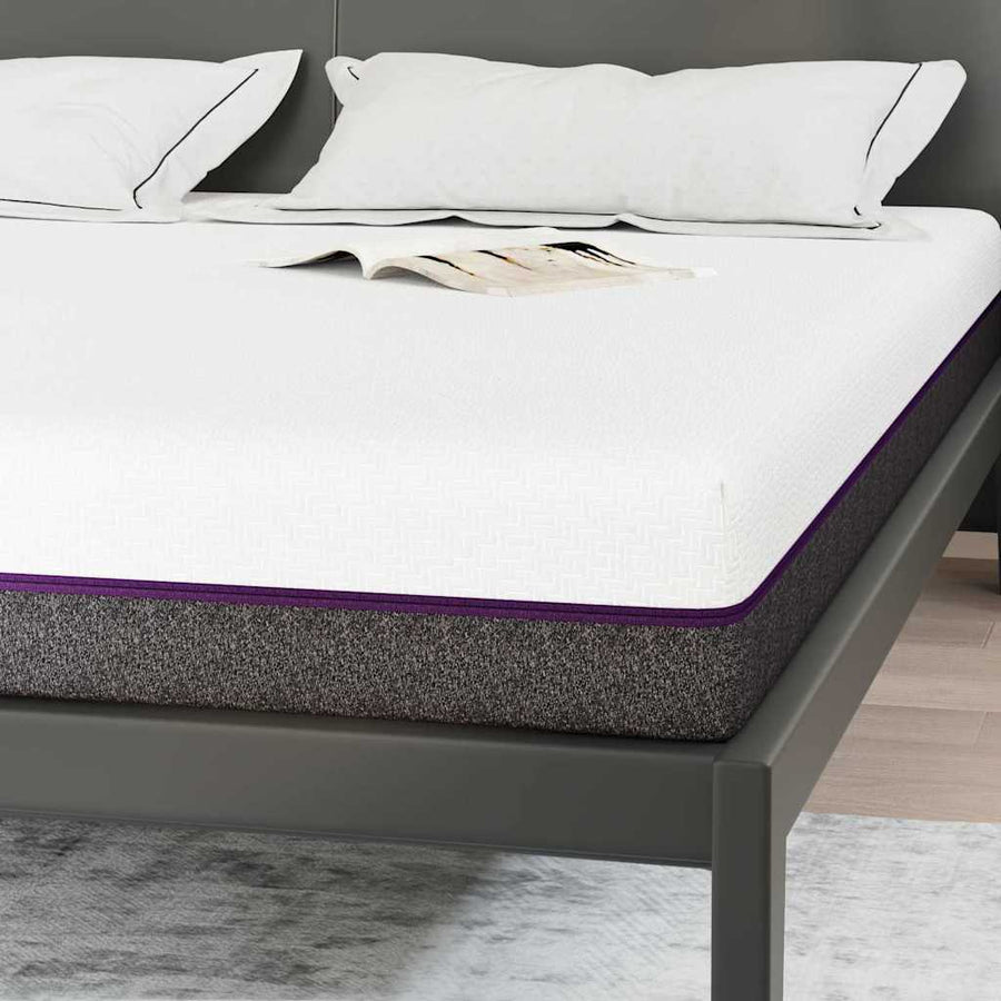 Matrassen Wit, Grijs 180 x 200 cm 100% polyester jacquard stof