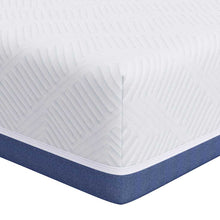 Matrassen Wit, Blauw 80 x 160 cm 100% polyester jacquard stof