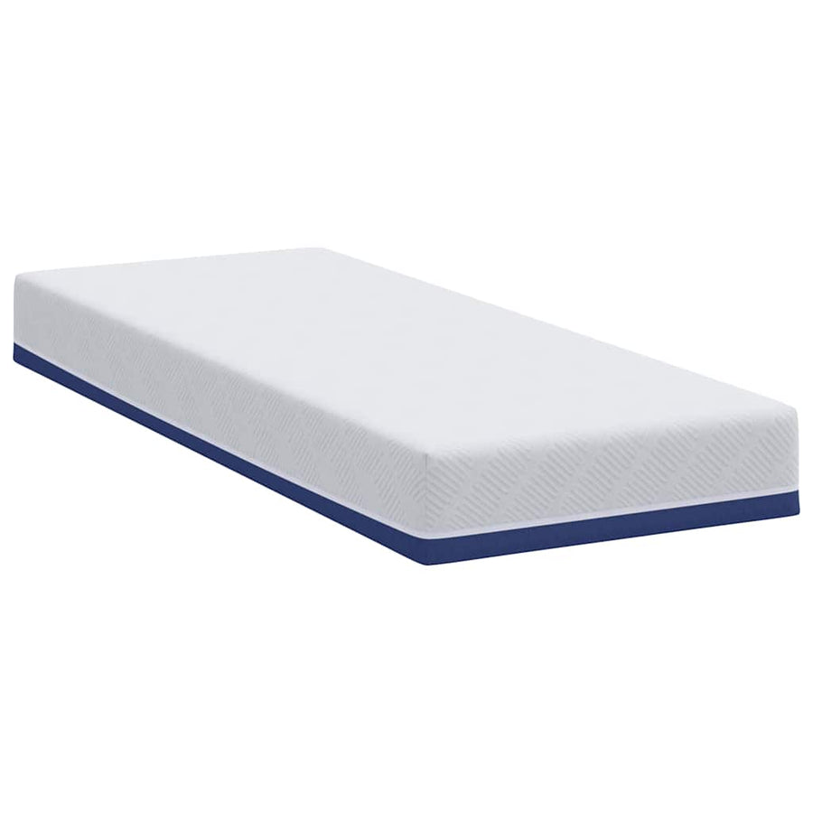 Matras Wit En Blauw 70 X 200 Cm Met Gel Doordrenkt Schuim