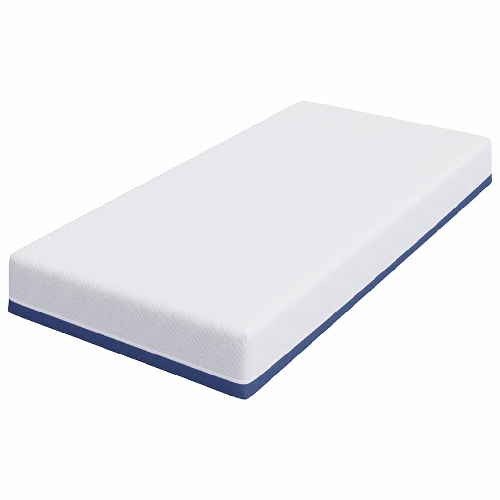 Matrassen Wit, Blauw 90 x 190 cm 100% polyester jacquard stof