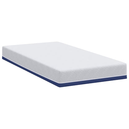 Matrassen Wit, Blauw 90 x 200 cm 100% polyester jacquard stof